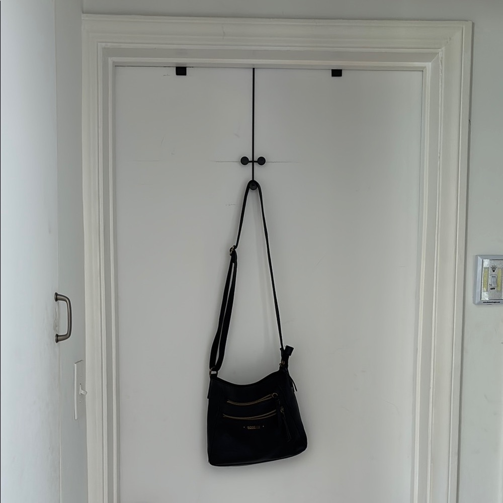 Rosetti Black Crossbody Bag Sleek Minimalist Design